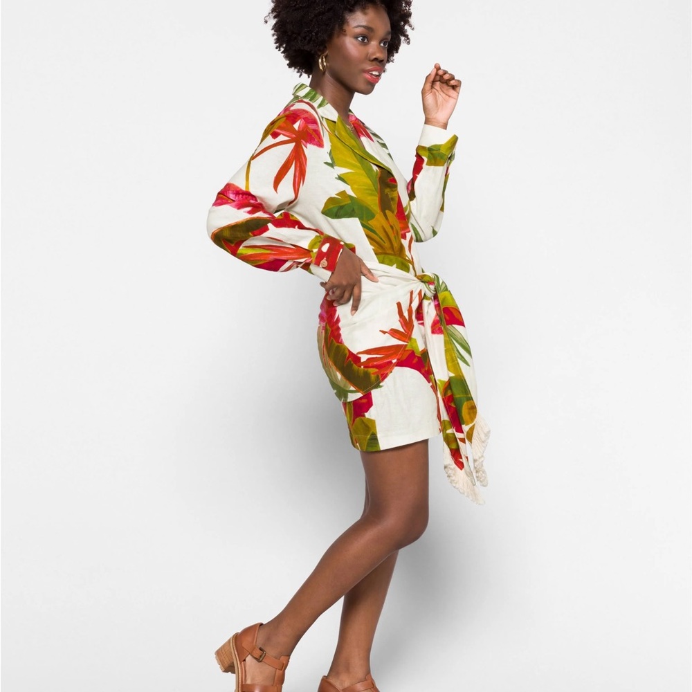 Farm Rio Spring Forest Mini Dress - Picture 2 of 11